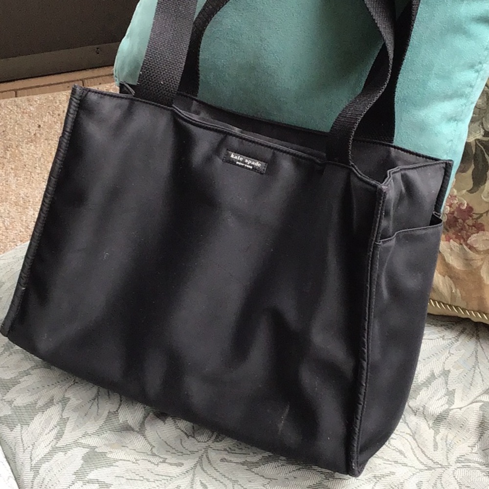 Kate space nylon tote zip closure
